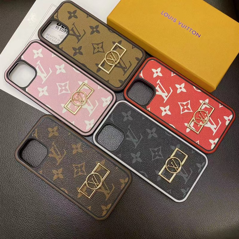 LV luxury leather cute classic monogram soft jacket case iphone 15 Pro Max cover
