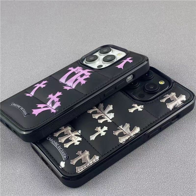  Chrome Hearts ledertascheoriginal luxury fake case iphone xr xs max 15/15 plus pro max