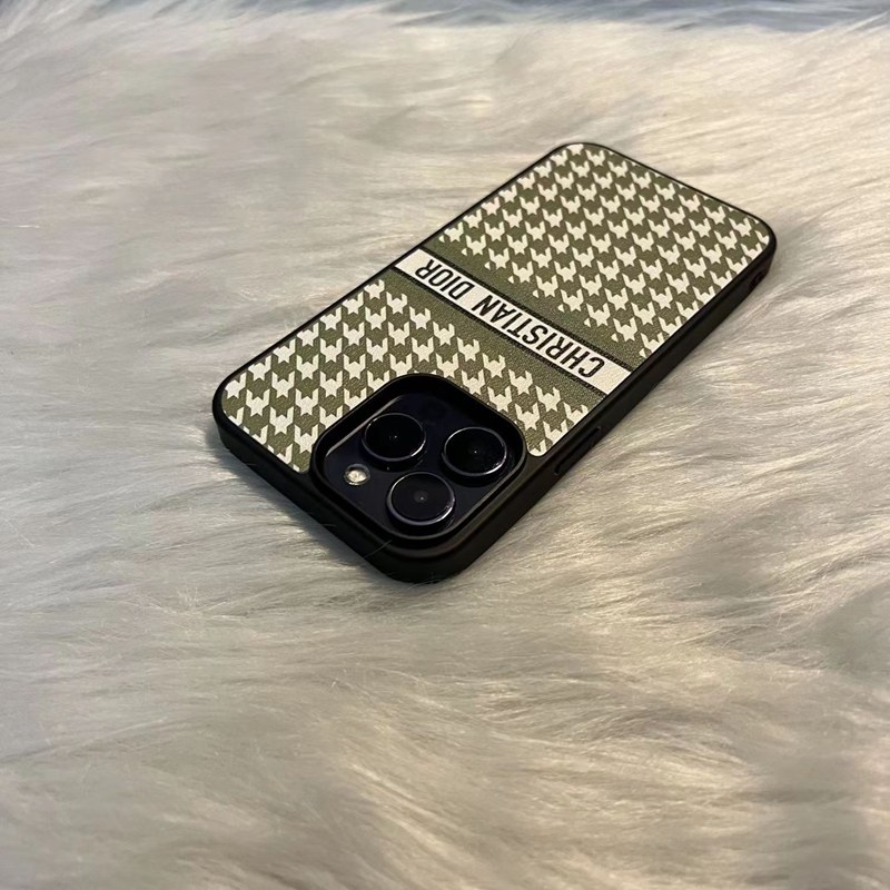 Dior iPhone13/14/15 Pro Max Wallet Flip CaseShockproof 