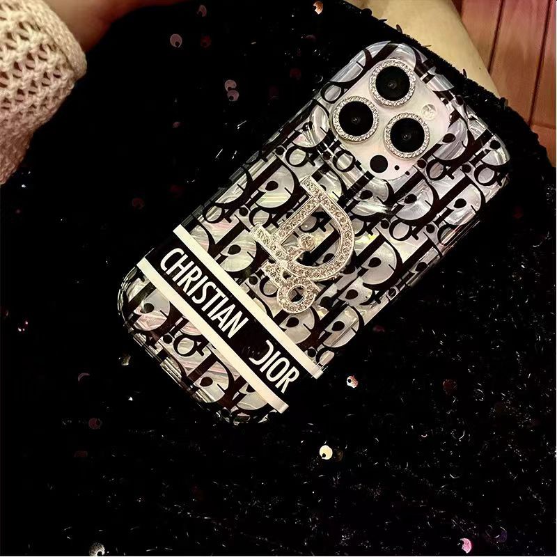 Dior Back Cover coque  ledertascheiPhone13/14/15 Pro Max