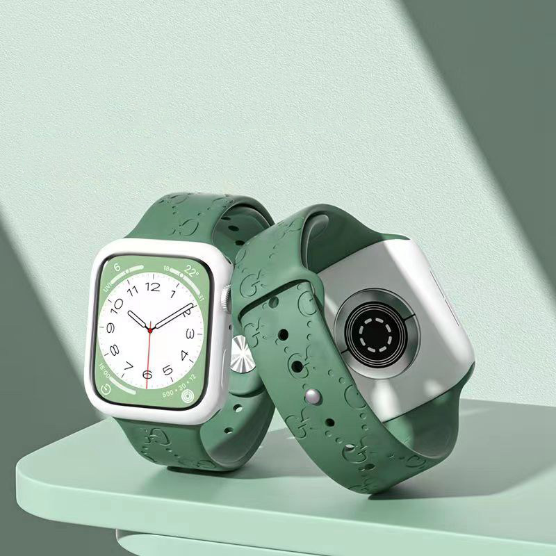 gucci apple watch 8 se2 ultra band luxury silicon adjustable logo cute women strap