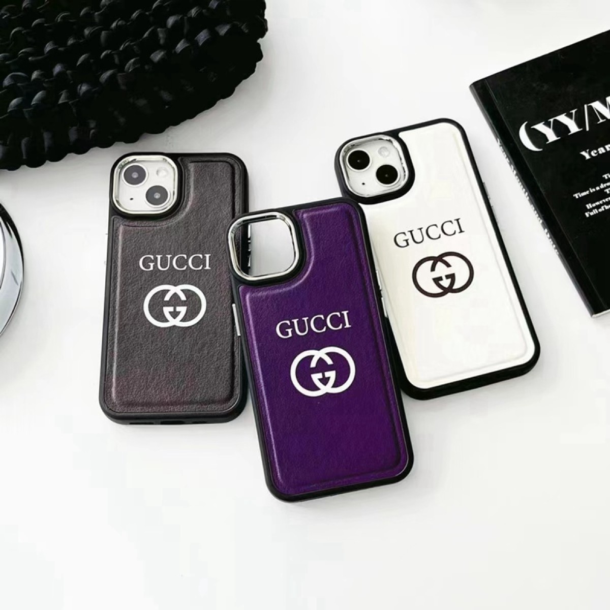 Gucci iphone 14plus/14/14pro max case coque handyhülle
