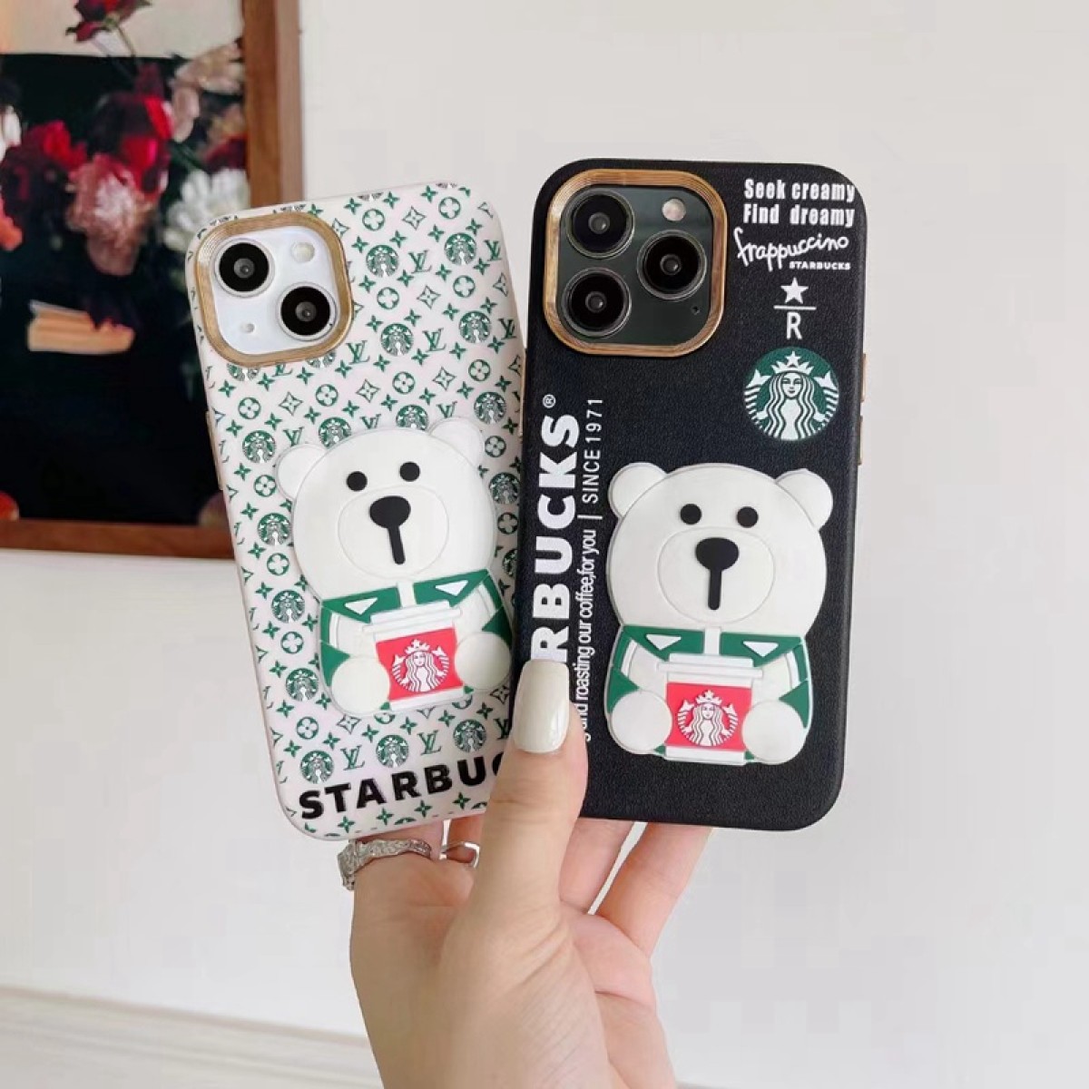 BEAR LOUIS VUITTON LV iPhone 13 Pro Max Case Cover