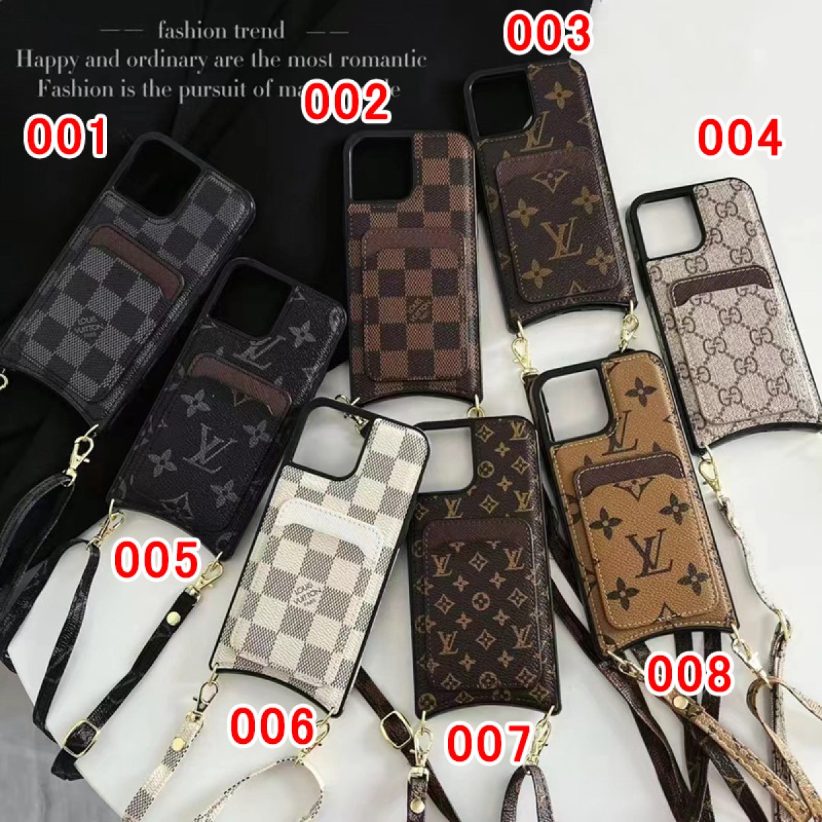 Louis Vuitton iphone 13 pro case leather iphone 13 case With Card