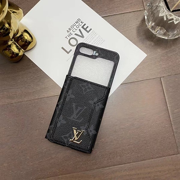 lv galaxy z flip 5 z fold 5 4 case luxury leather clear louis