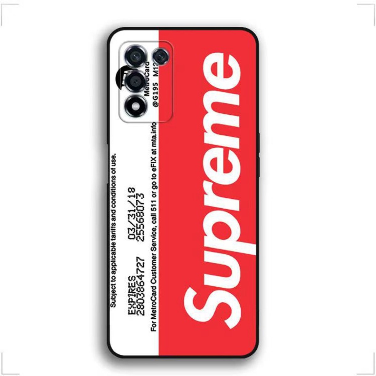 Supreme New York Metro Card iPhone 14 Pro Max Case