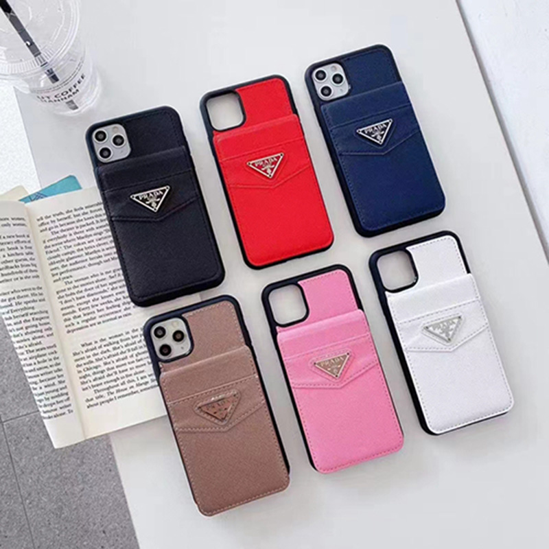 Prada iPhone13/14/15 Pro Max Wallet Flip CaseShockproof 