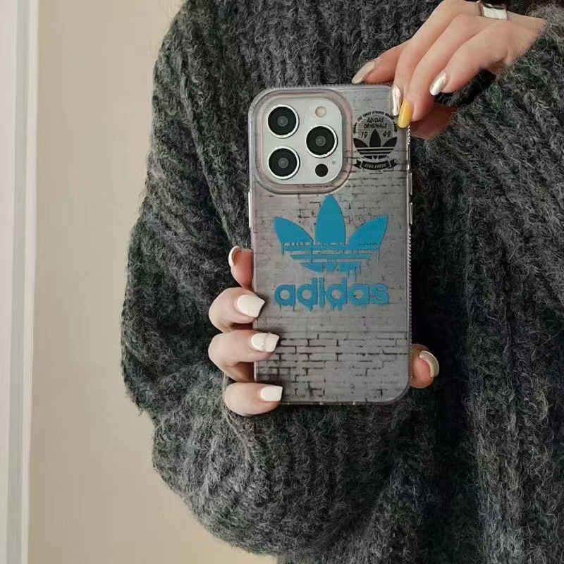 adidas iphone 14 pro max plus case luxury logo cover