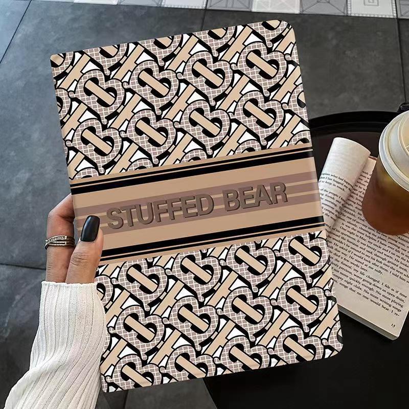 burberry ipad10/pro2022case luxury stand protect logo brand women cute cover