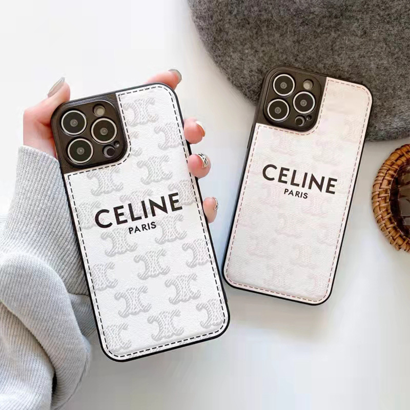 CoverLuxury iPhone 15 Pro max 14 Case Back Cover coque  ledertascheFashion Brand Full 