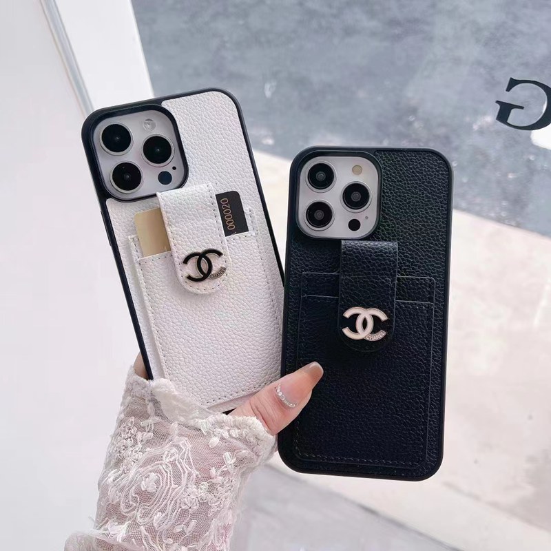 Chanel galaxy s24luxury iphone 15 pro max case card wallet galaxy s23 plus ultra leather bag monogram cover