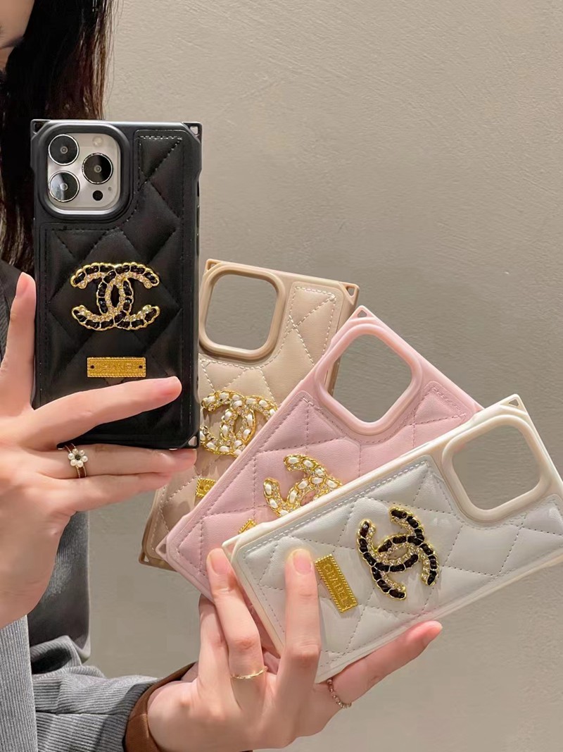 Chanel iPhone 15/14/13/12/11 PRO Max xr/xs case hülle CoverShockproof