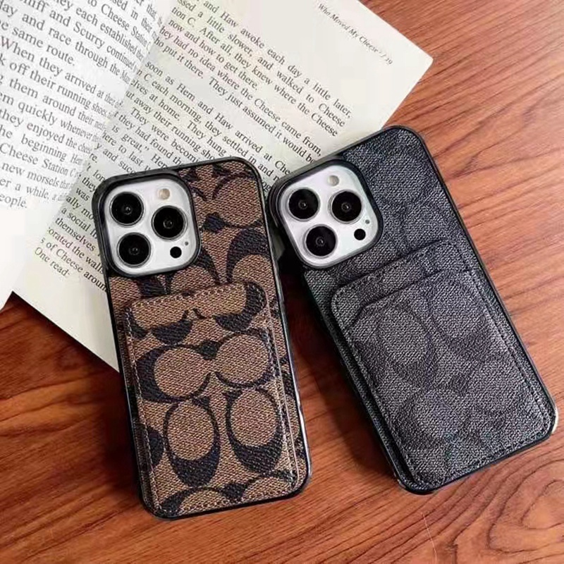 ledertascheiPhone13/14/15 Pro Max Wallet Flip CaseShockproof Protective Designer iPhoneCoach  Caseiphone 14 15 Custodia