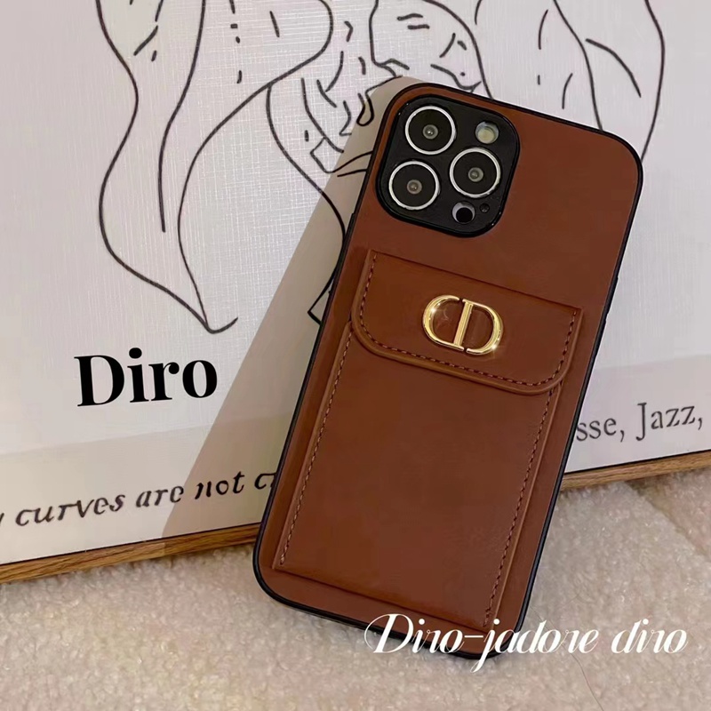  iphone 15 plus 15 pro max dior leather case
