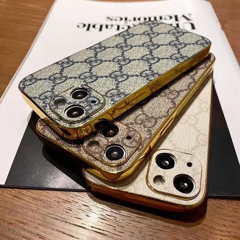 Gucci monogram GG monogram shine luxury iphone 15 Pro Max plus ultra case cute cover