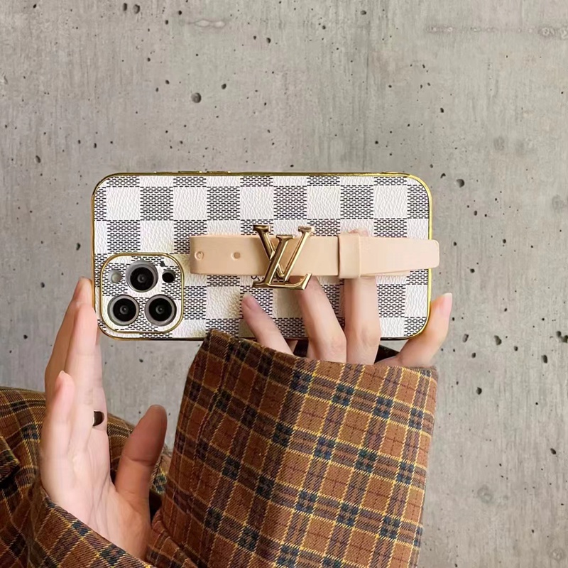 lv gucci iphone 14 pro max plus case belt GG monogram strap brand cover