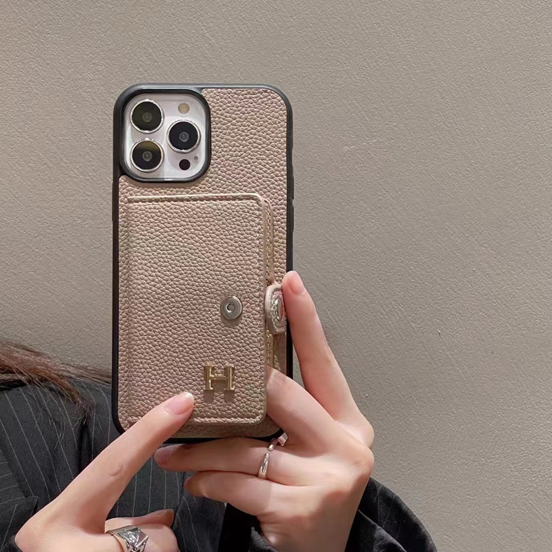 coqueLuxury iPhone 15 16 Pro max 14 Case Back Cover coque  ledertascheiPhone13/14/15 Pro Max Wallet Flip CaseFashion Brand
