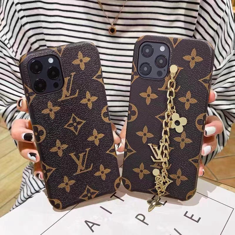 lv iphone14 pro max 14 plus case luxury chain logo style cover