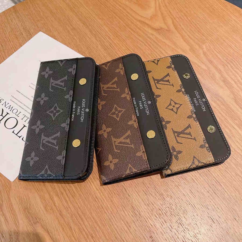 Gucci Louis Vuitton brand notebook card pocket leather case brand cover For iphone 14 Pro Max