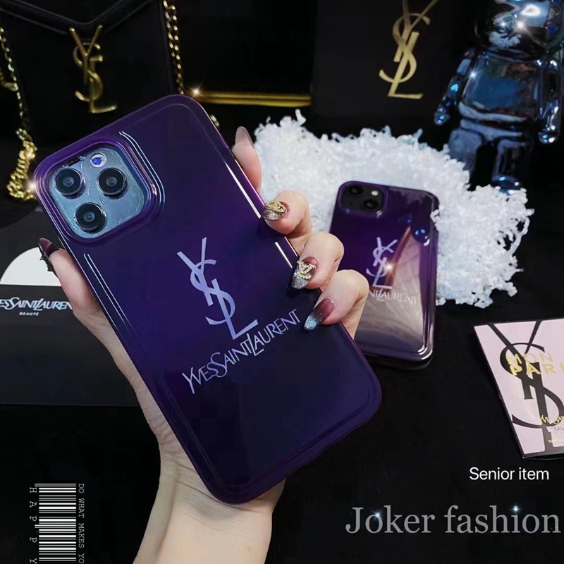 LV YSL Gucci Loewe iphone 15 Pro Max 15 plus case purple monogram