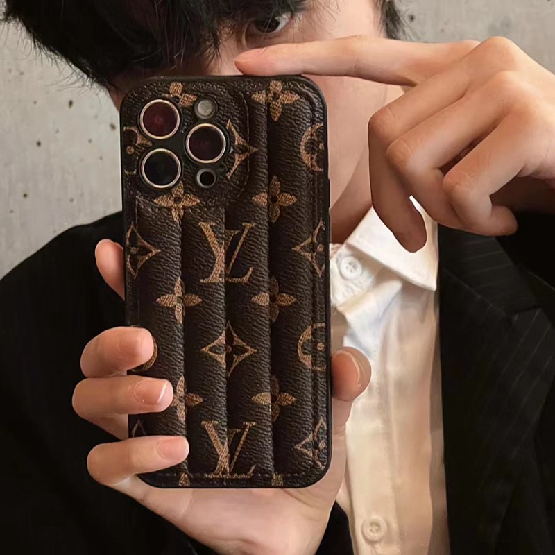  iPhone 13/14/15 Pro max Caselv Back Cover coque  ledertascheoriginal luxury fake