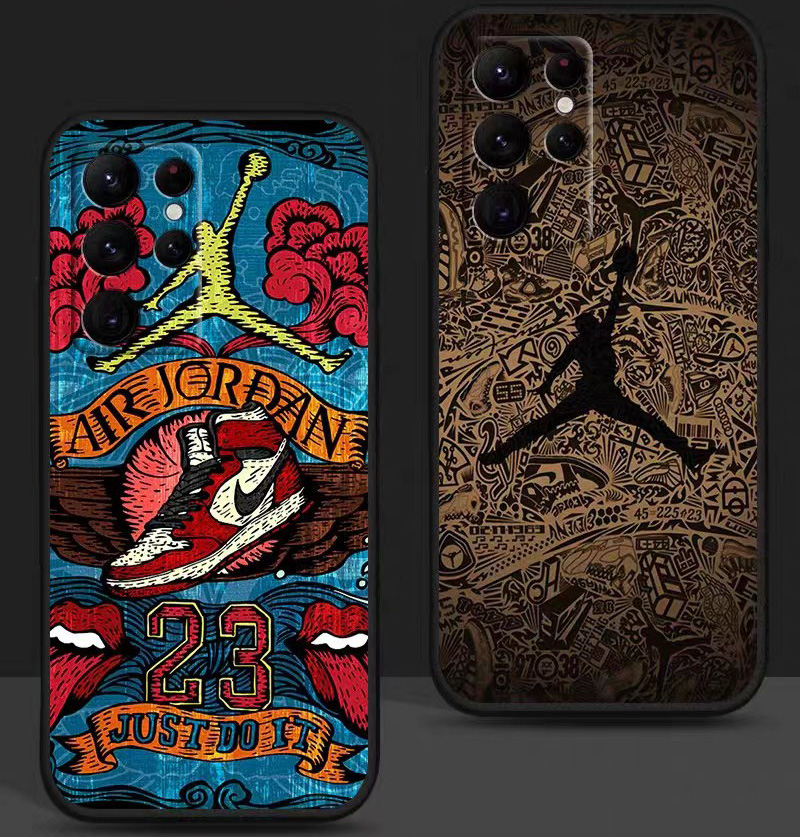 nike jordan galaxy s23ultra plus case luxury sport shoe NBA cute MJ23 logo cover