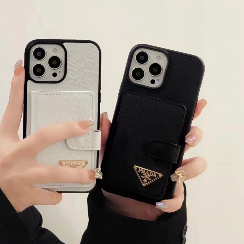 Prada Luxury designer iPhone 15 plus 15 pro max 14 case 