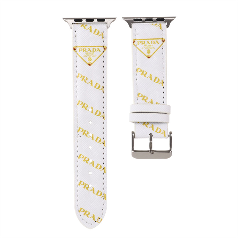 Prada iWatch Band 38mm / 40mm / 41mm / 42mm / 44mm / 45mm/49mmCustom Leather Watch BandInspired Apple Watch