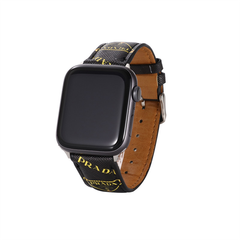 Prada Leather Apple Watch Band for Series 1/2/3/4/5/6/7/8/Ultra