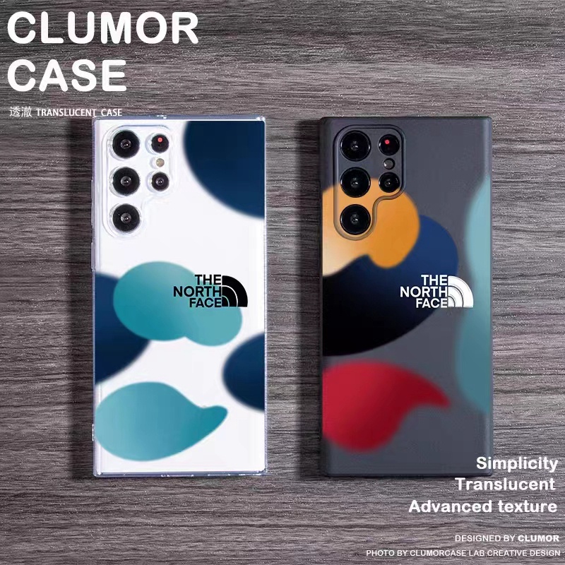 The North Face luxury monogram galaxy s23+ plus ultra a54 5g cloud colorful case