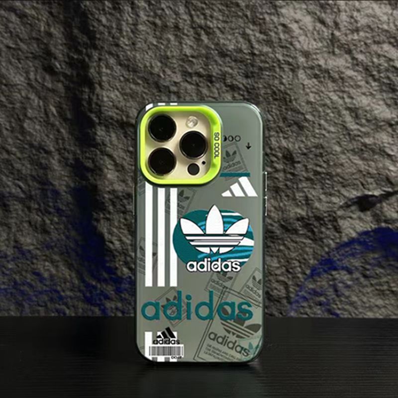 Adidas iPhone 15 Pro max 14 Case Back Cover coque  ledertascheLuxury Case