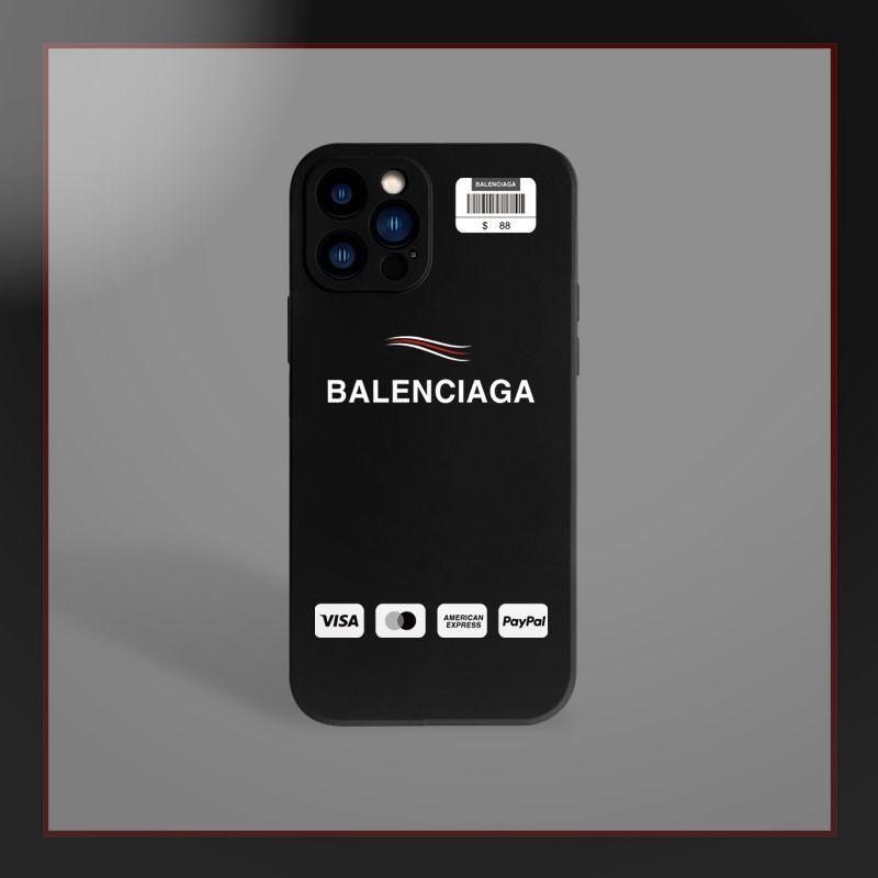 balenciaga iphone 15 pro max plus case luxury tpu logo cover