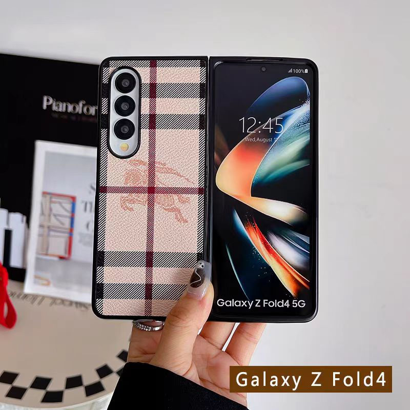 Burberry Galaxy Z Fold 3 4 5 6 5G Case coque hulle