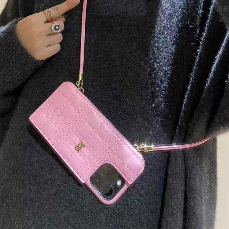 Burberry Luxury iPhone 16e 15 Pro max  Case Back