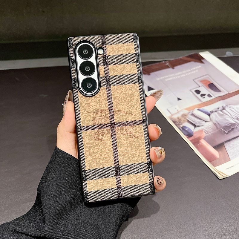 Burberry galaxy z flip fold 7 6 5 4 3 2 cover