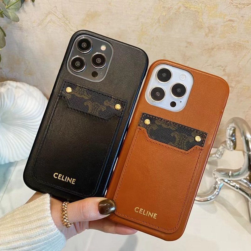 CELINE Luxury designer iPhone 15 plus 15 pro max 14 case
