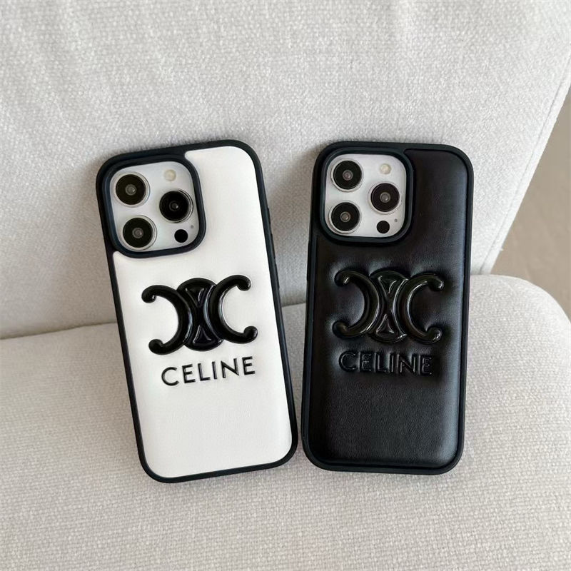 CELINE iphone 14 15 16 Custodia Hulle Funda
