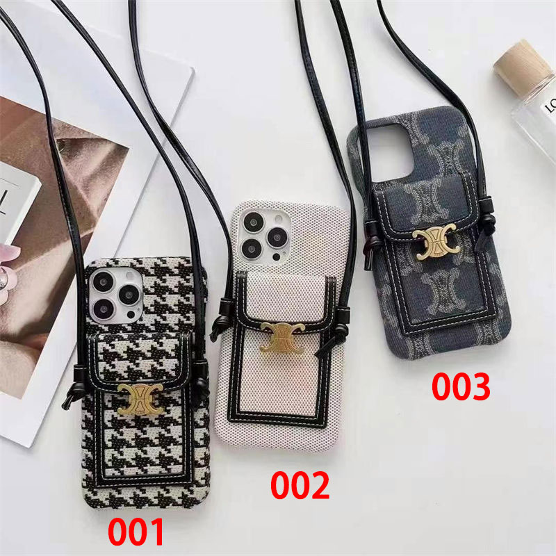 CELINE Luxury iPhone 16 15 Pro max 14 13 Case Back Cover