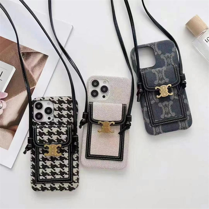 CELINE iphone 14 15 16 Custodia Hulle Funda