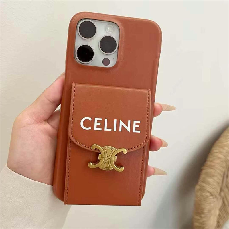 CELINE Luxury designer iPhone 16 plus 15 pro max case 