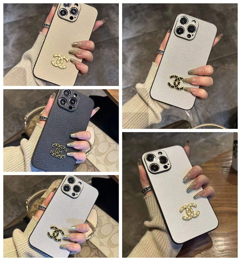 Chanel Luxury designer iPhone 15 plus 15 pro max 14 case