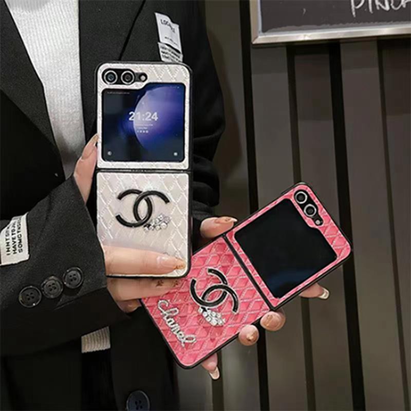 Chanel Galaxy Z Flip 3 4 5 5G Case 