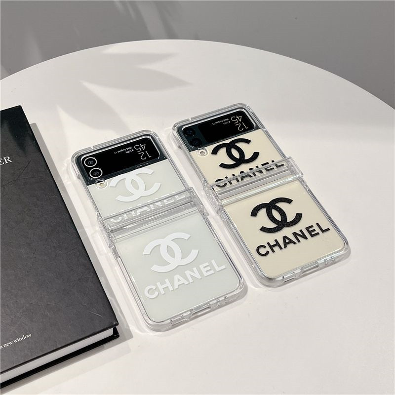 Chanel Galaxy Z Flip 3 4 5 6 5G Case coque hulleLuxury samsung z flip 5 4 fold6  Case