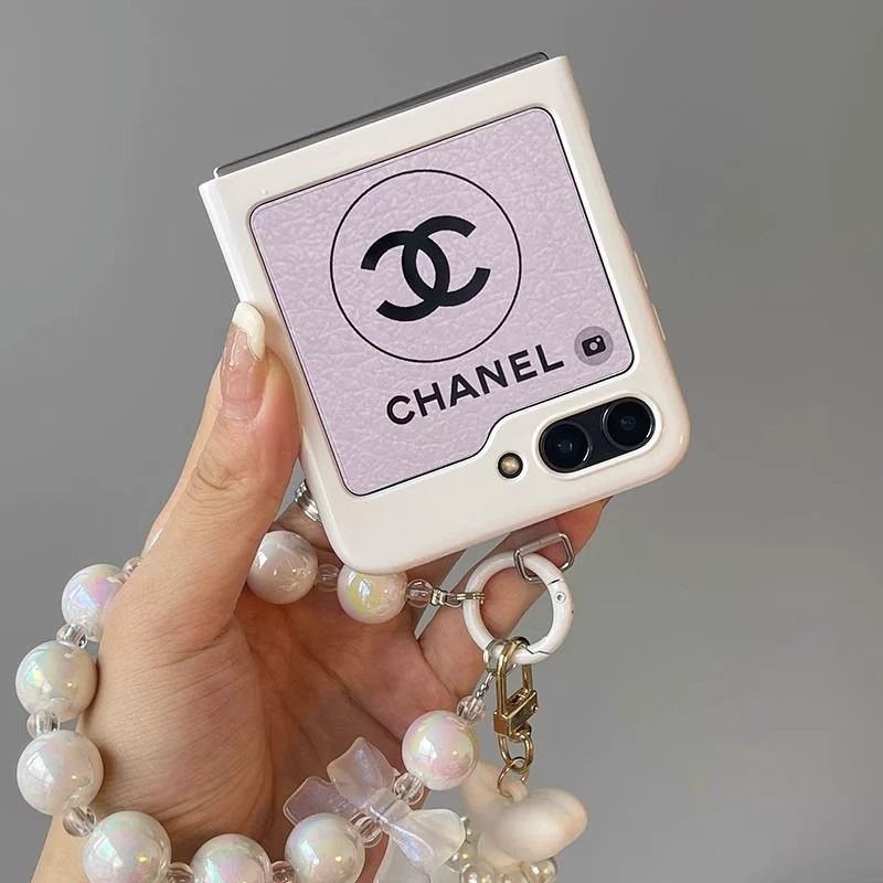 Chanel Galaxy Z Flip 3 4 5 6 5G Case coque hullesamsung  z flip 6 5 4 Case 