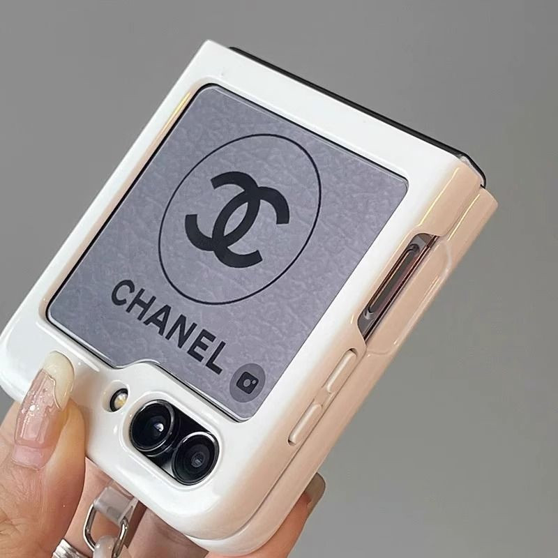 Chanel Galaxy Z Flip 3 4 5 6 5G Case coque hulleLuxury samsung z flip 5 4 fold6  Case 