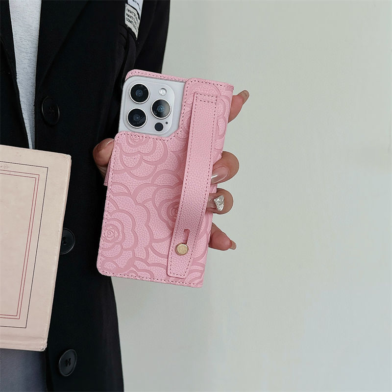 Chanel Luxury designer iPhone 16 plus 15 pro max 16 15 14 case coque cover Leather Wallet