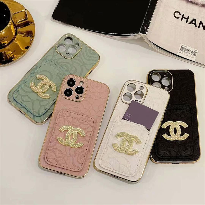 Chanel Luxury iPhone 16 15 Pro max 14 13 Case Back