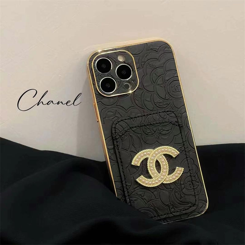 Chanel original luxury fake case iphone16 pro max 15plus case 