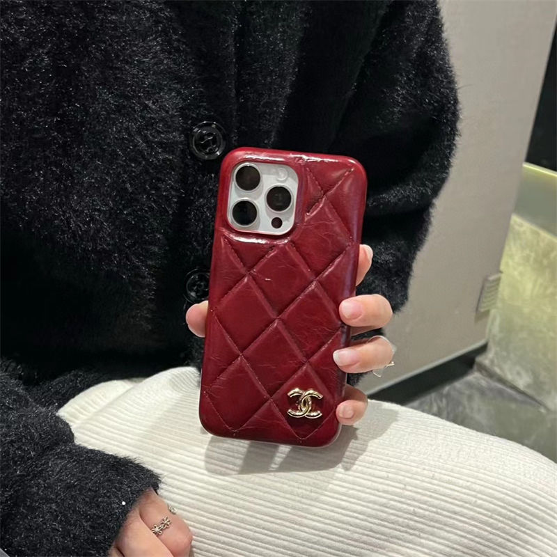 chanel Luxury iPhone 16 15 Pro max 14 13 Case Back Cover 