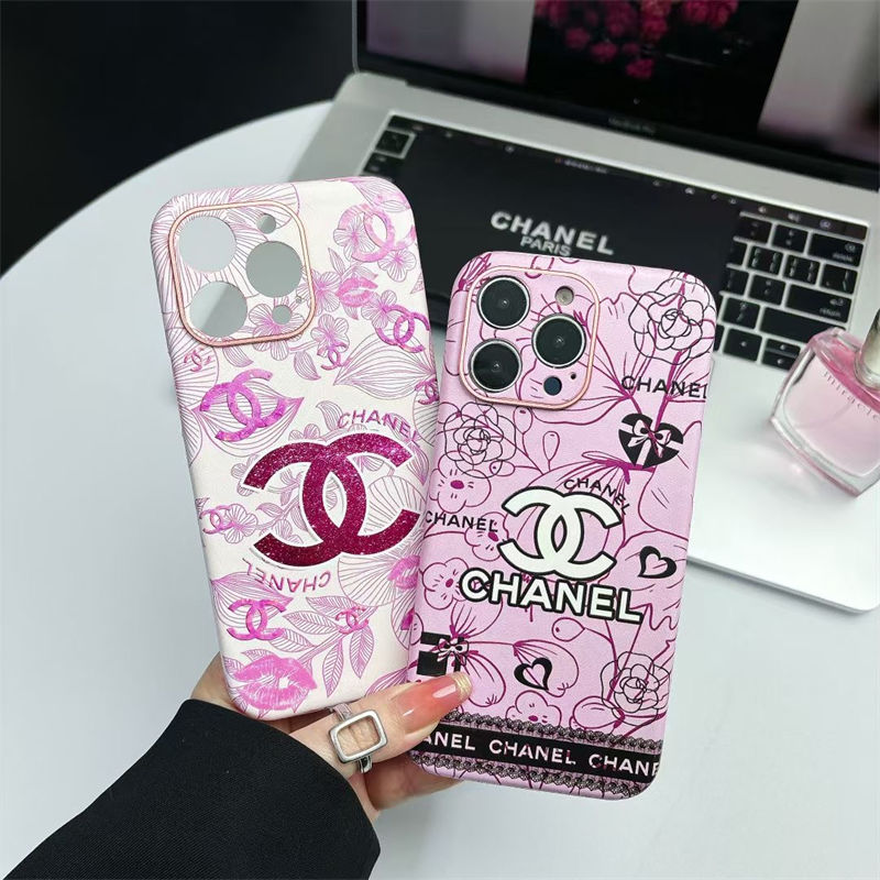 Chanel iPhone13/14/15 16 Pro Max Wallet Flip Case